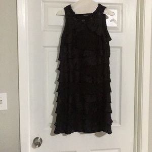 Black Ruffled Dress